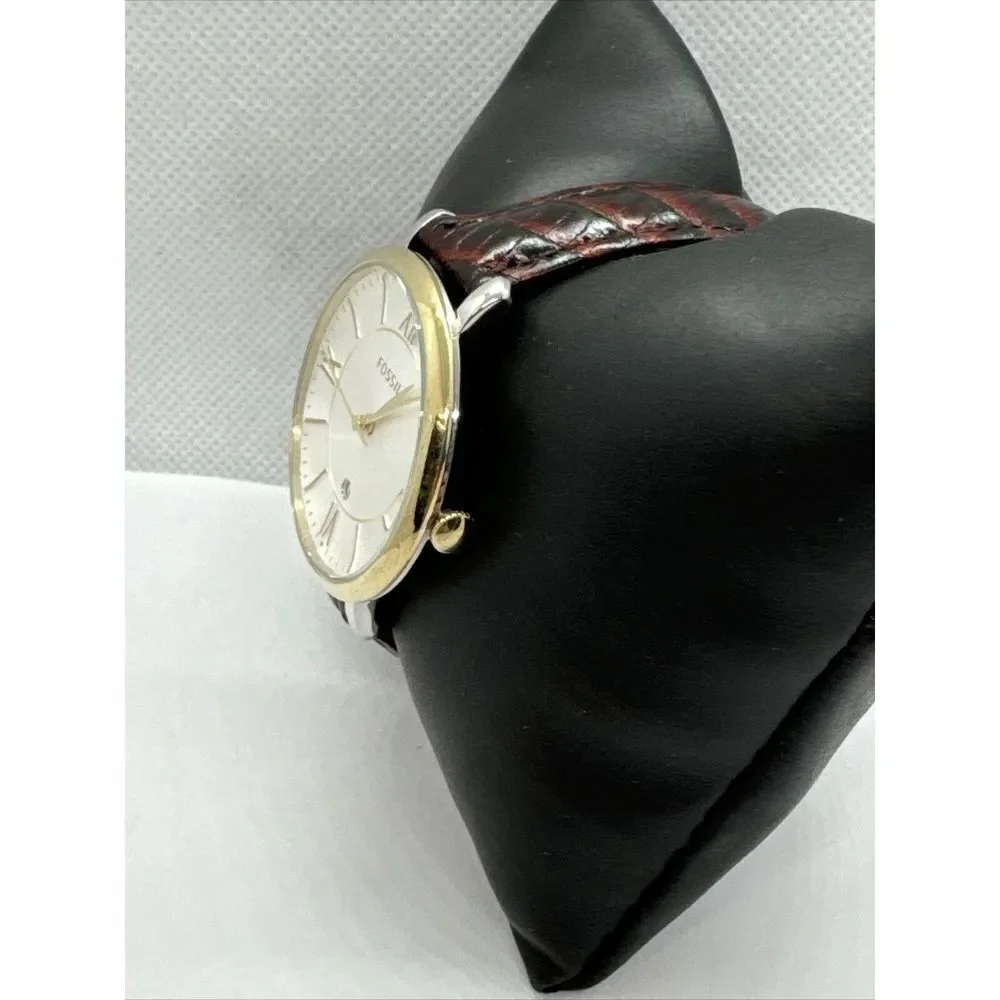 Fossil Jacqueline ES3739 Women Two-Tone Stainless Steel Analog Dial Watch JNA348